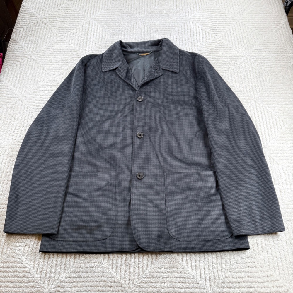 Ermenegildo Zegna Chore Jacket Mens XXL 56 Grey Italy Field Coat Quiet Luxury